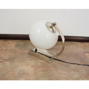 lampka vintage niklowany mosiądz